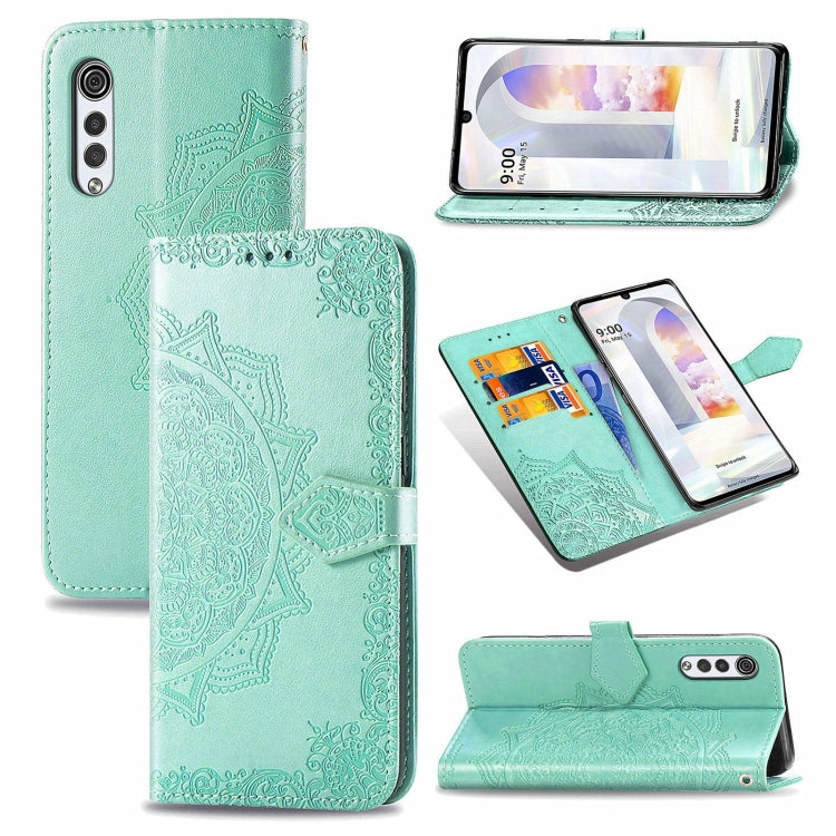 Mandala Embossing Pattern Horizontal Flip Leather Case with Holder & Card Slots & Wallet & Lanyard, For Infinix Smart 5, For LG Velvet 2 Pro, For Motorola Moto G60S, For Motorola Edge 20 Lite