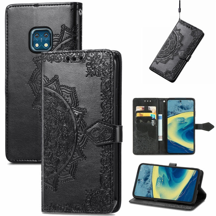 Mandala Embossing Pattern Horizontal Flip Leather Case with Holder & Card Slots & Wallet & Lanyard, For Motorola Edge 20 Pro, For Motorola Edge 20, For  Asus Zenfone 8 Flip, For Nokia C01 Plus, For Nokia XR 20