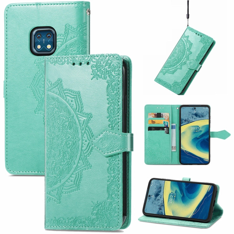 Mandala Embossing Pattern Horizontal Flip Leather Case with Holder & Card Slots & Wallet & Lanyard, For Motorola Edge 20 Pro, For Motorola Edge 20, For  Asus Zenfone 8 Flip, For Nokia C01 Plus, For Nokia XR 20