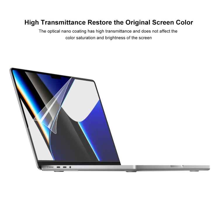 ENKAY Clear HD PET Laptop Screen Protector, For MacBook Pro 14.2 inch A2442, For MacBook Pro 16.2 inch A2485/A2880 2023