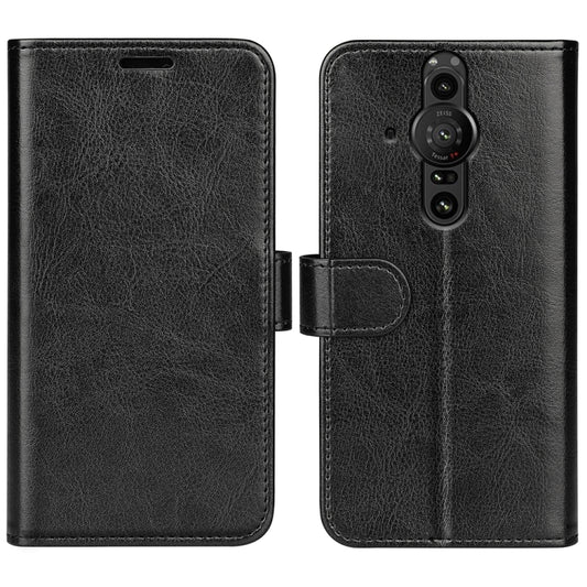 For Sony Xperia Pro-I R64 Texture Single Horizontal Flip Phone Protective Case with Holder & Card Slots & Wallet& Photo Frame, For Sony Xperia Pro-I