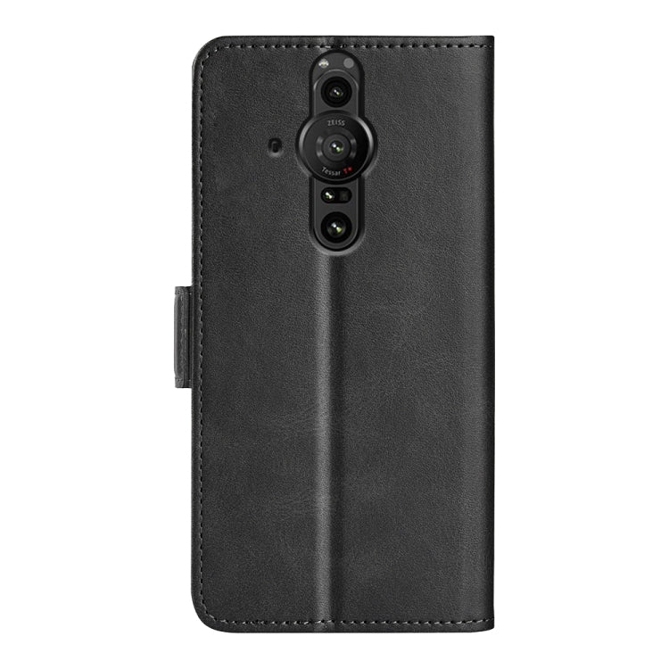 For Sony Xperia Pro-I Dual-side Magnetic Buckle Horizontal Flip Phone Leather Case with Holder & Card Slots & Wallet, For Sony Xperia Pro-I