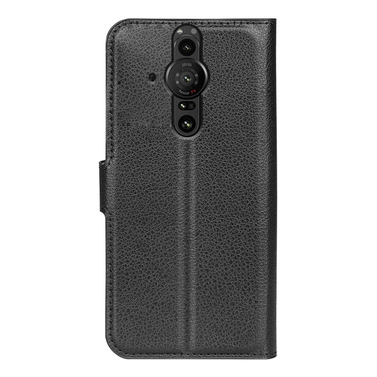 For Sony Xperia Pro-I Litchi Texture Horizontal Flip Protective Case with Holder & Card Slots & Wallet, For Sony Xperia Pro-I