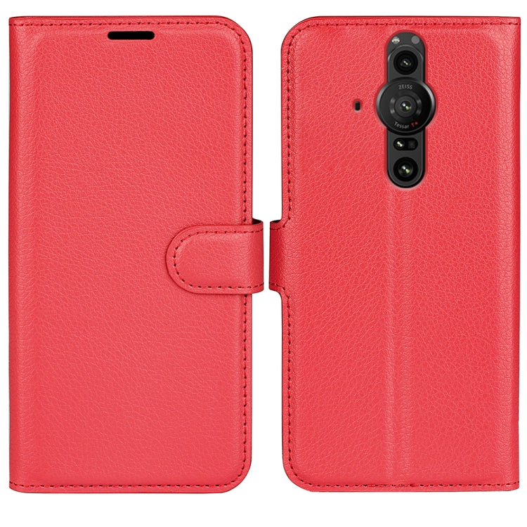 For Sony Xperia Pro-I Litchi Texture Horizontal Flip Protective Case with Holder & Card Slots & Wallet, For Sony Xperia Pro-I