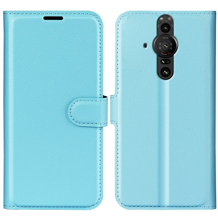 For Sony Xperia Pro-I Litchi Texture Horizontal Flip Protective Case with Holder & Card Slots & Wallet, For Sony Xperia Pro-I