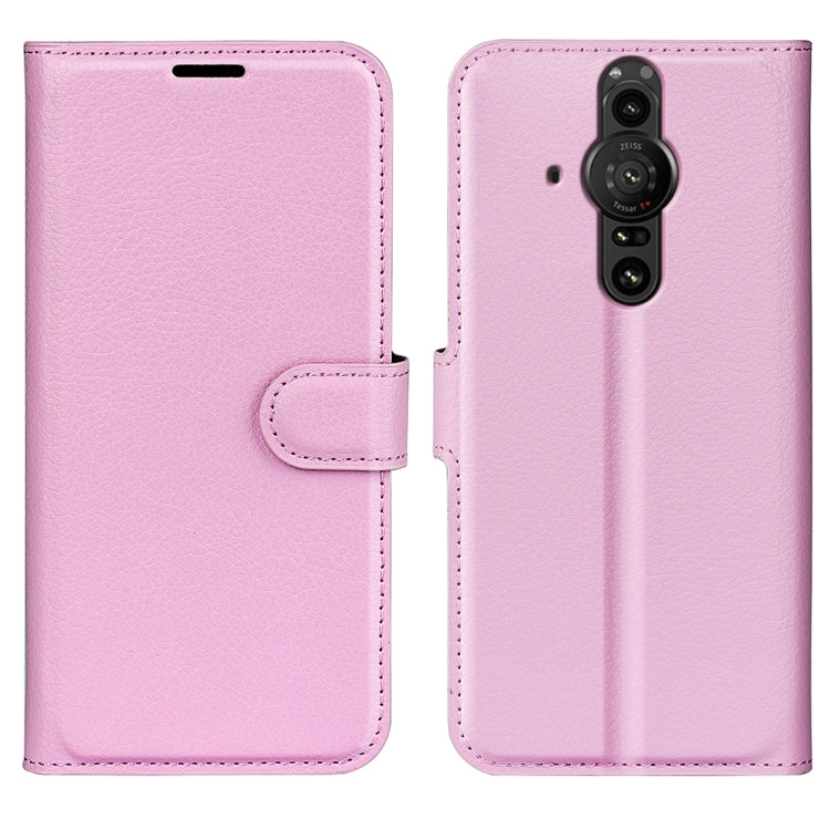 For Sony Xperia Pro-I Litchi Texture Horizontal Flip Protective Case with Holder & Card Slots & Wallet, For Sony Xperia Pro-I