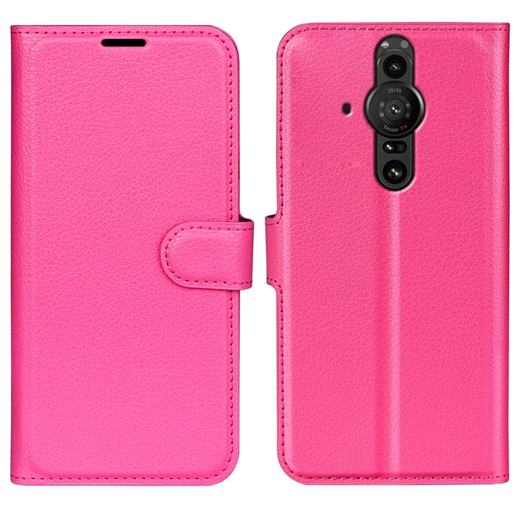 For Sony Xperia Pro-I Litchi Texture Horizontal Flip Protective Case with Holder & Card Slots & Wallet, For Sony Xperia Pro-I