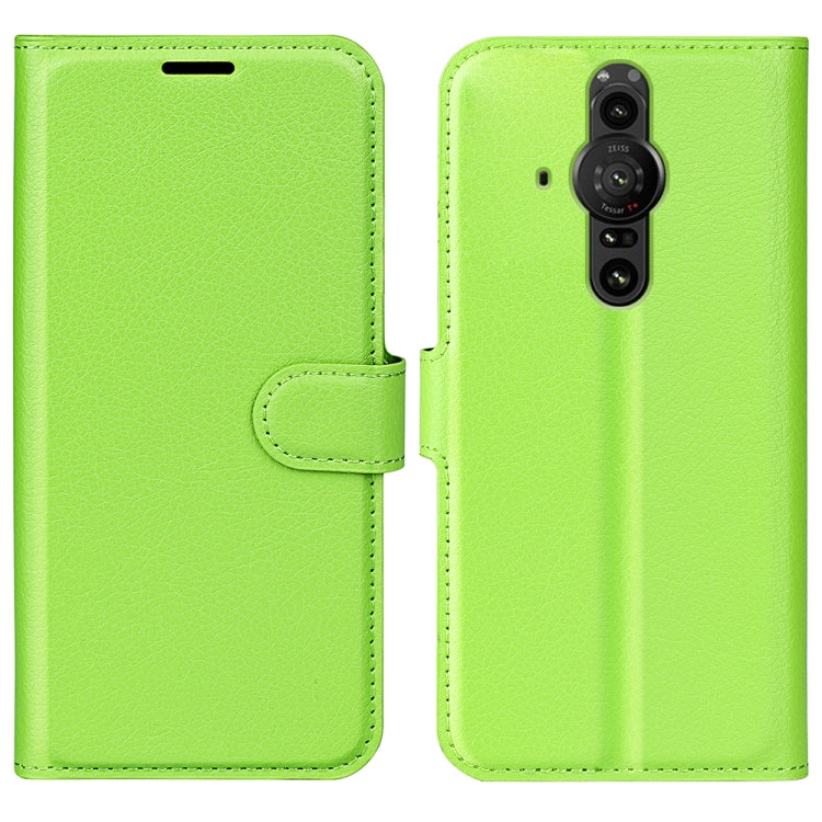 For Sony Xperia Pro-I Litchi Texture Horizontal Flip Protective Case with Holder & Card Slots & Wallet, For Sony Xperia Pro-I