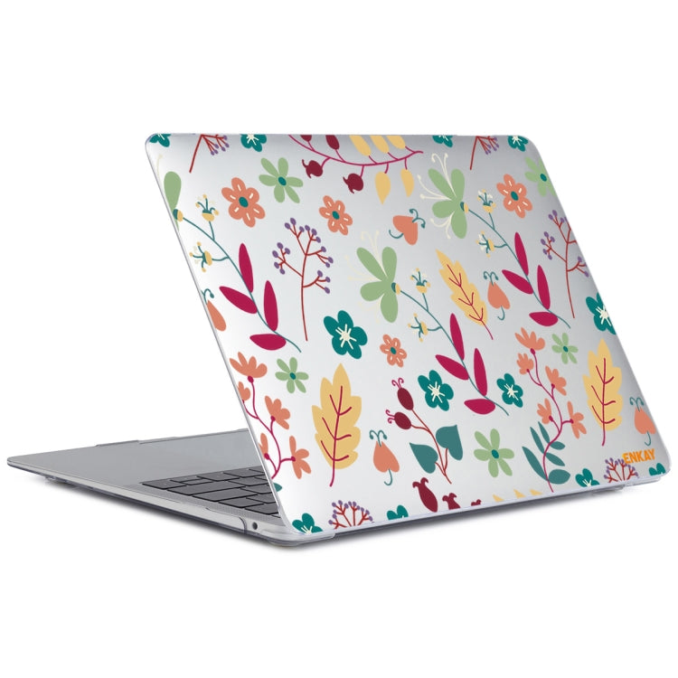 ENKAY Flower Series Pattern Laotop Protective Crystal Case For MacBook Pro 13.3 inch A1706 / A1708 / A1989 / A2159, For MacBook Pro 13.3 inch A1706 / A1708 / A1989 / A2159