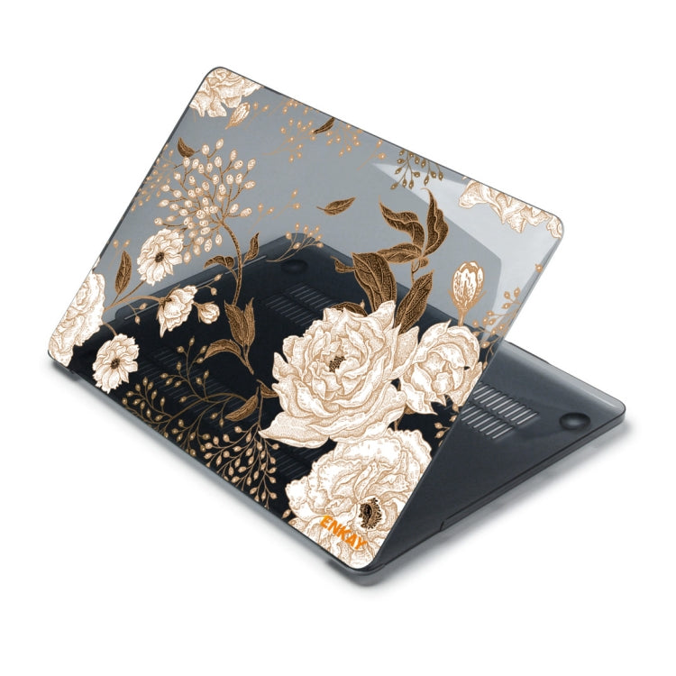 ENKAY Vintage Pattern Series Laotop Protective Crystal Case For MacBook Pro 13.3 inch A2251 / A2289 / A2338 2020, For MacBook Pro 13.3 inch A2251 / A2289 / A2338 2020