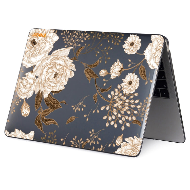 ENKAY Vintage Pattern Series Laotop Protective Crystal Case For MacBook Pro 13.3 inch A2251 / A2289 / A2338 2020, For MacBook Pro 13.3 inch A2251 / A2289 / A2338 2020