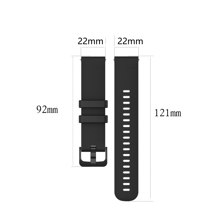 22mm Checkered Silicone Strap, For Samsung Gear S3 Classic