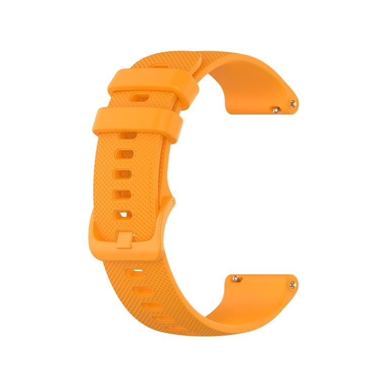 20mm Checkered Silicone Strap, For Samsung Galaxy Watch 4 40mm / 44mm, For Samsung Galaxy Watch 4 Classic 42mm / 46mm