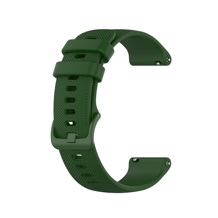 20mm Checkered Silicone Strap, For Samsung Galaxy Watch 4 40mm / 44mm, For Samsung Galaxy Watch 4 Classic 42mm / 46mm