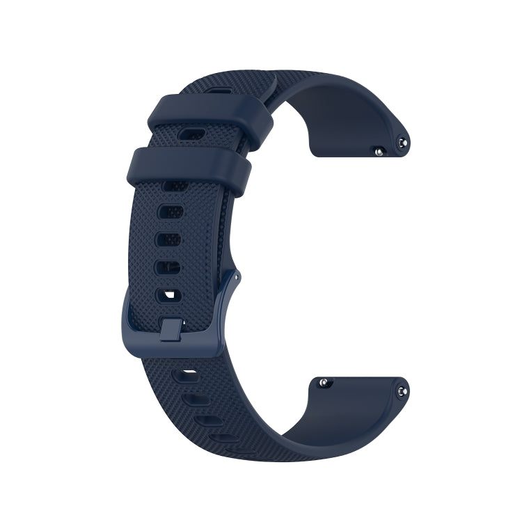 20mm Checkered Silicone Strap, For Samsung Galaxy Watch 4 40mm / 44mm, For Samsung Galaxy Watch 4 Classic 42mm / 46mm