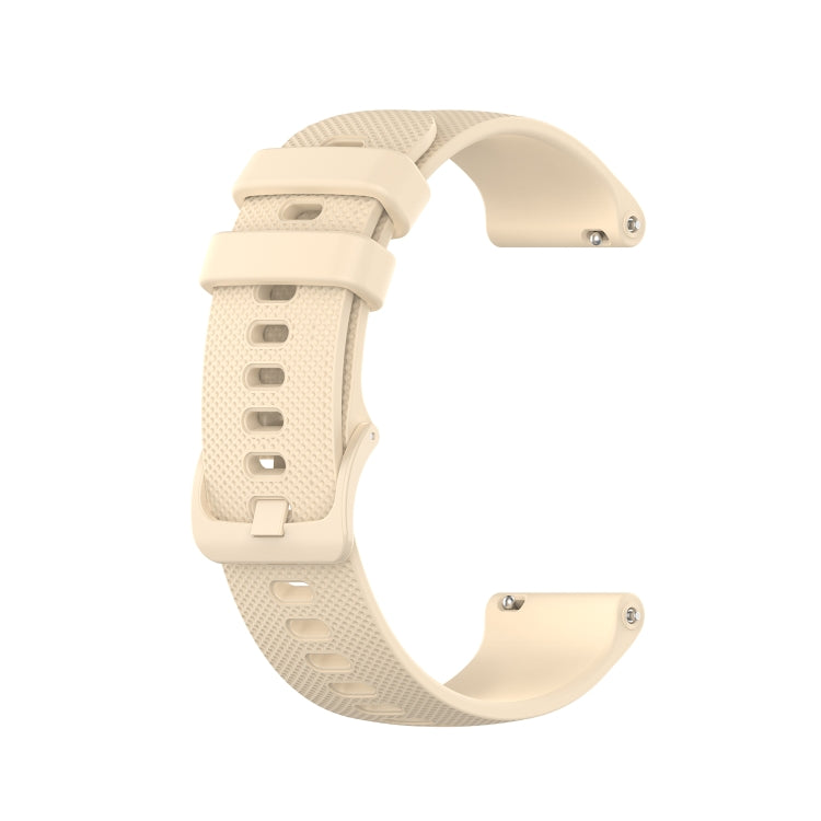 20mm Checkered Silicone Strap, For Samsung Galaxy Watch 4 40mm / 44mm, For Samsung Galaxy Watch 4 Classic 42mm / 46mm