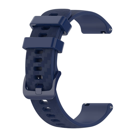 20mm Carbon Fiber Striped Silicone Strap, For Samsung Gear Sport, For Samsung Gear S2 Classic