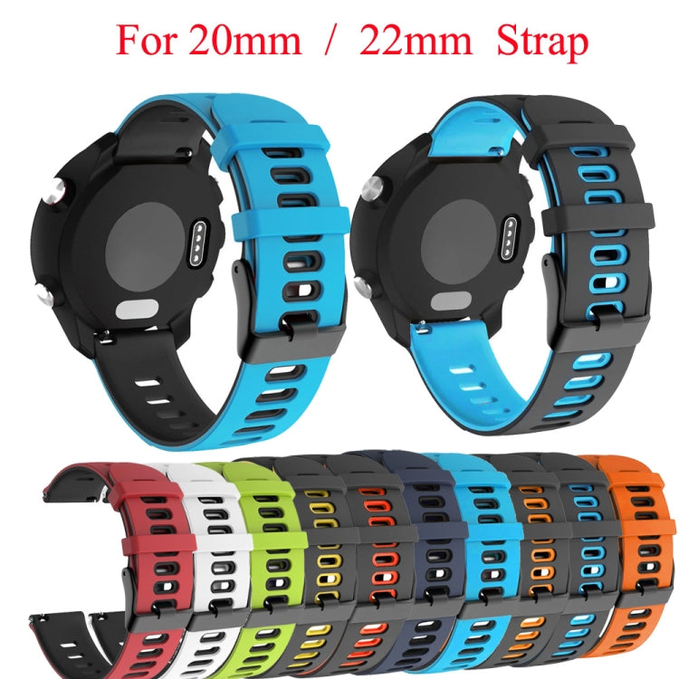20mm Mixed-Color Silicone Strap, For Samsung Galaxy Watch 4 40mm