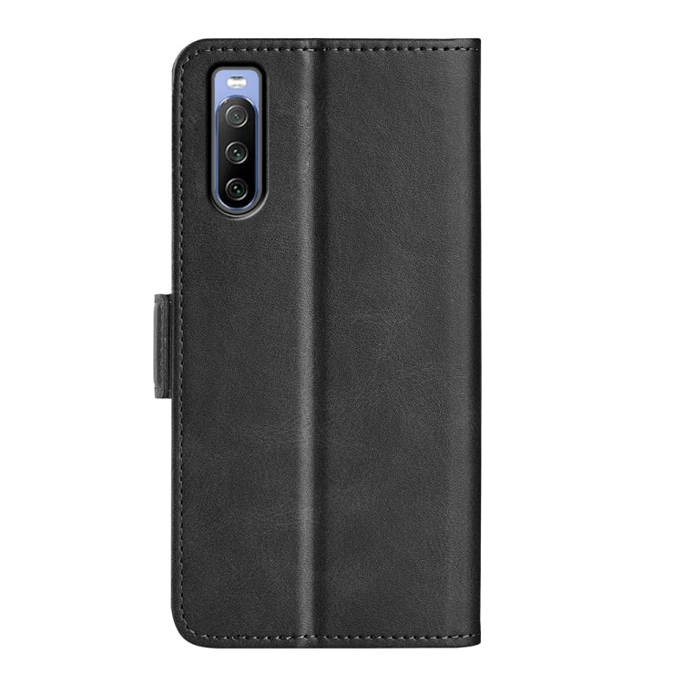 For Sony Xperia 10 IV Dual-side Magnetic Buckle Horizontal Flip Leather Phone Case, For Sony Xperia 10 IV