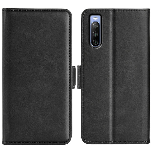 For Sony Xperia 10 IV Dual-side Magnetic Buckle Horizontal Flip Leather Phone Case, For Sony Xperia 10 IV