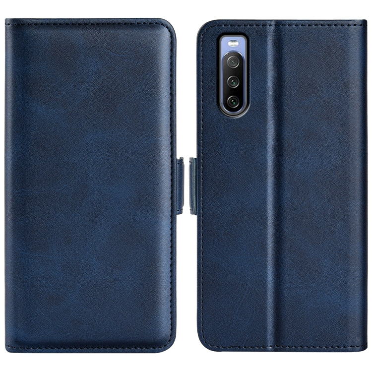 For Sony Xperia 10 IV Dual-side Magnetic Buckle Horizontal Flip Leather Phone Case, For Sony Xperia 10 IV