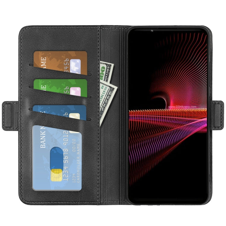 For Sony Xperia 1 IV Dual-side Magnetic Buckle Leather Phone Case, For Sony Xperia 1 IV