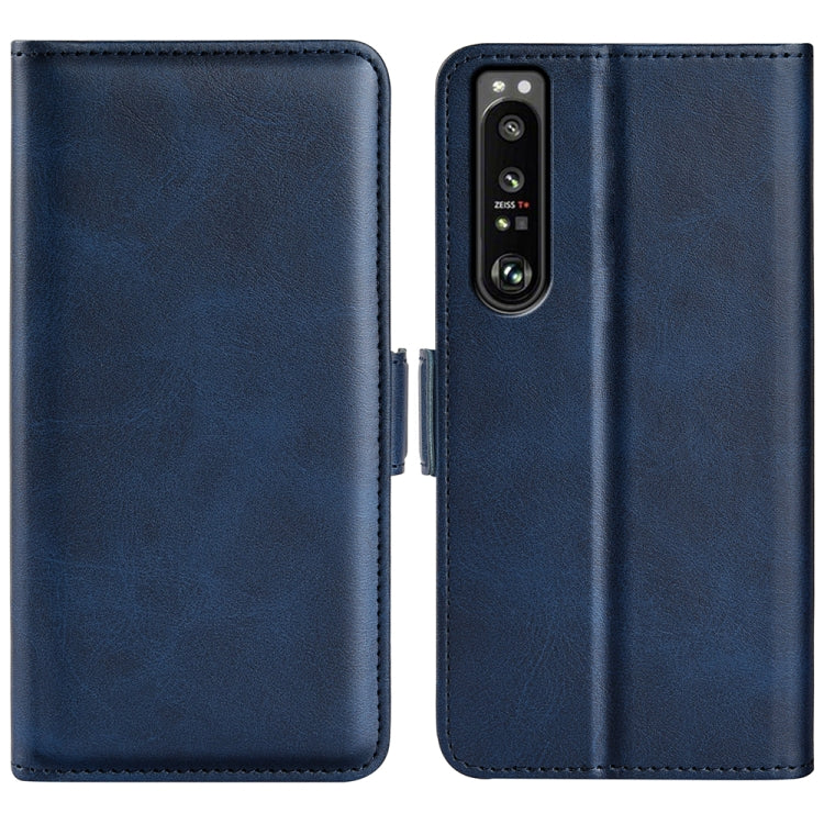 For Sony Xperia 1 IV Dual-side Magnetic Buckle Leather Phone Case, For Sony Xperia 1 IV