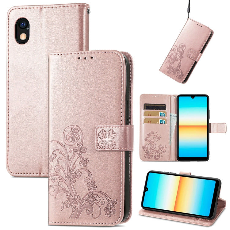 Four-leaf Clasp Embossed Buckle Leather Phone Case, For OnePlus Nord CE 2 5G, For Google Pixel 7 Pro 5G, For Google Pixel 7 5G, For Motorola Edge 30 Pro, For Motorola Moto G Stylus 5G 2022, For Sony Xperia Ace III