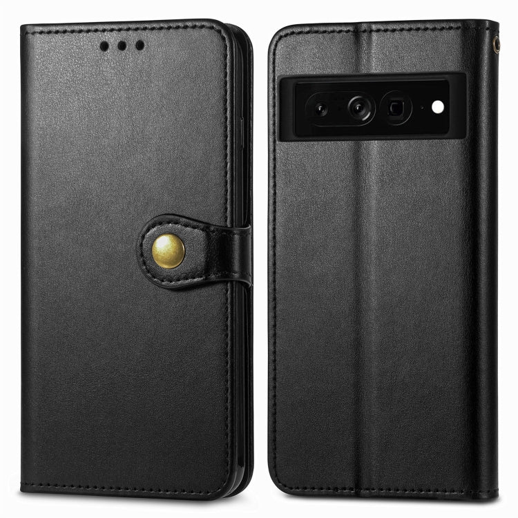 Retro Solid Color Buckle Leather Phone Case, For Google Pixel 7 Pro 5G, For Google Pixel 7 5G, For Motorola Edge 30 Pro, For Motorola Moto G Stylus 2022 5G, For OnePlus Nord CE 2 5G, For Sony Xperia Ace III