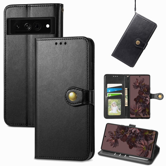 Retro Solid Color Buckle Leather Phone Case, For Google Pixel 7 Pro 5G, For Google Pixel 7 5G, For Motorola Edge 30 Pro, For OnePlus Nord CE 2 5G