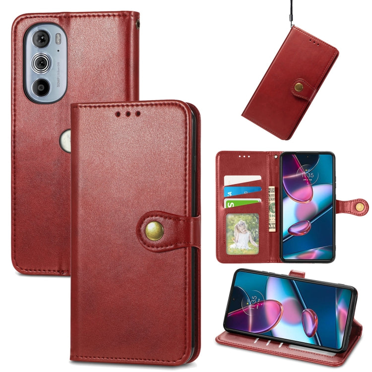 Retro Solid Color Buckle Leather Phone Case, For Google Pixel 7 Pro 5G, For Google Pixel 7 5G, For Motorola Edge 30 Pro, For Motorola Moto G Stylus 2022 5G, For OnePlus Nord CE 2 5G, For Sony Xperia Ace III