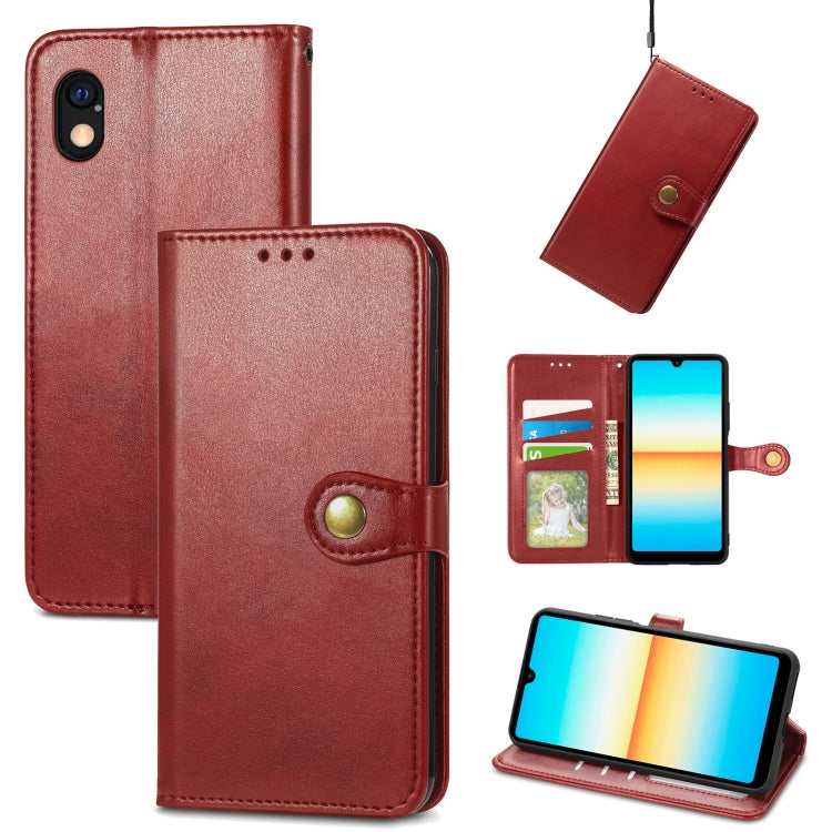 Retro Solid Color Buckle Leather Phone Case, For Google Pixel 7 Pro 5G, For Google Pixel 7 5G, For Motorola Edge 30 Pro, For Motorola Moto G Stylus 2022 5G, For OnePlus Nord CE 2 5G, For Sony Xperia Ace III