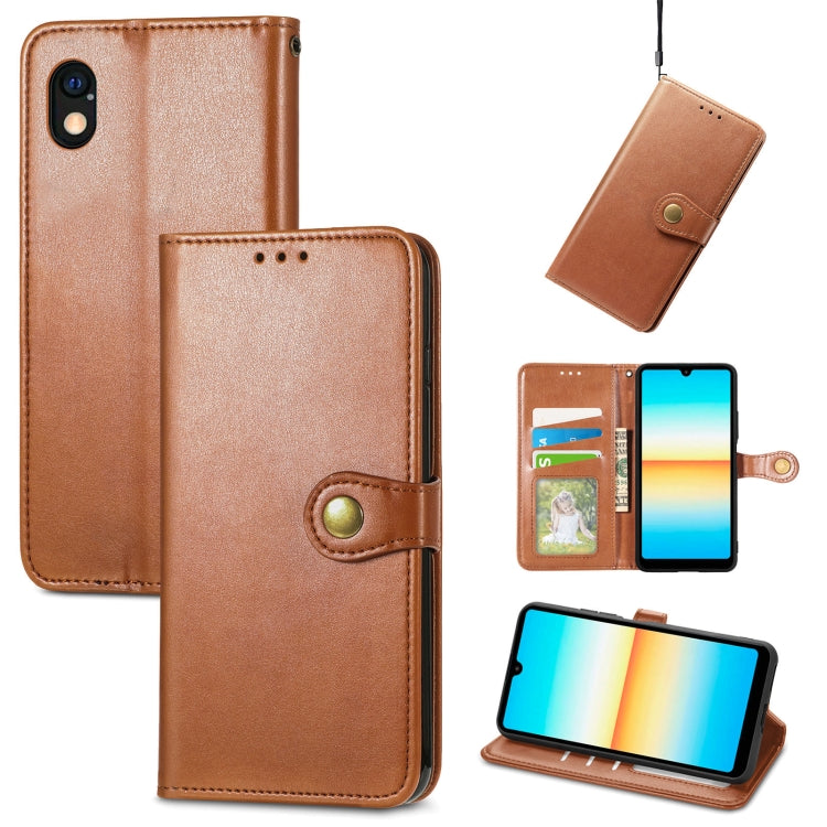 Retro Solid Color Buckle Leather Phone Case, For Google Pixel 7 Pro 5G, For Google Pixel 7 5G, For Motorola Edge 30 Pro, For Motorola Moto G Stylus 2022 5G, For OnePlus Nord CE 2 5G, For Sony Xperia Ace III