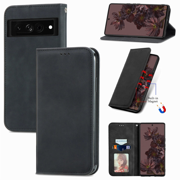 Retro Skin Feel Magnetic Leather Phone Case, For Google Pixel 7 Pro 5G, For Google Pixel 7 5G, For Motorola Moto G Stylus 5G 2022, For Motorola Moto G22