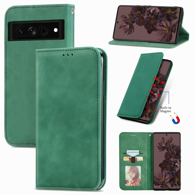 Retro Skin Feel Magnetic Leather Phone Case, For Google Pixel 7 Pro 5G, For Google Pixel 7 5G, For Motorola Moto G Stylus 5G 2022, For Motorola Moto G22