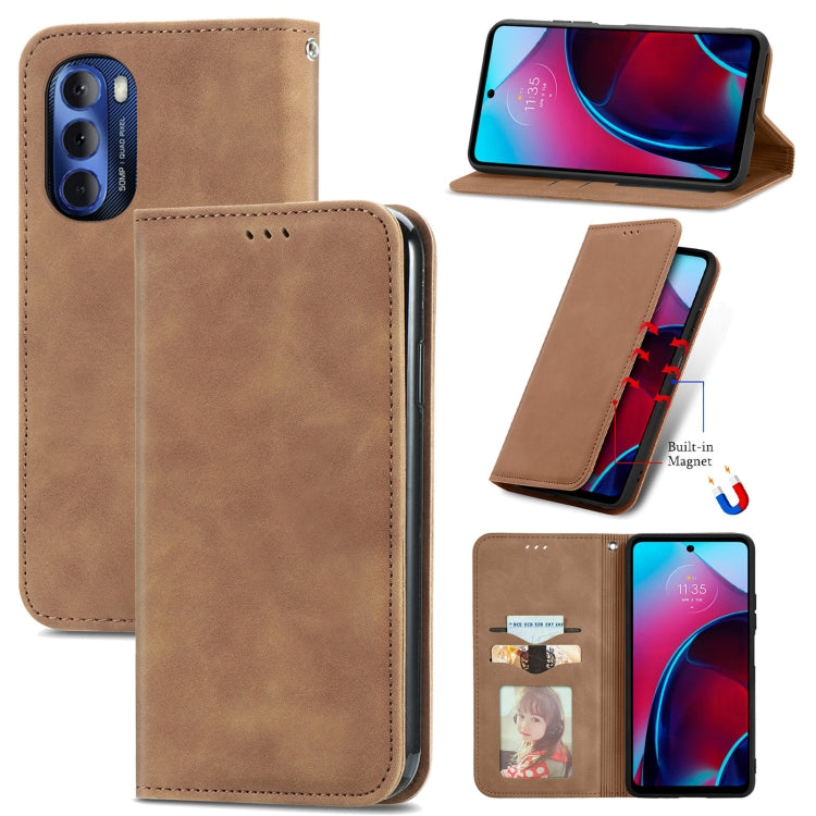 Retro Skin Feel Magnetic Leather Phone Case, For Google Pixel 7 Pro 5G, For Google Pixel 7 5G, For Motorola Moto G Stylus 5G 2022, For Motorola Moto G22