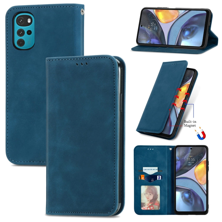 Retro Skin Feel Magnetic Leather Phone Case, For Google Pixel 7 Pro 5G, For Google Pixel 7 5G, For Motorola Moto G Stylus 5G 2022, For Motorola Moto G22, For OnePlus Nord CE 2 5G