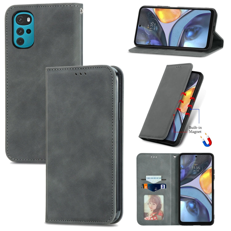 Retro Skin Feel Magnetic Leather Phone Case, For Google Pixel 7 Pro 5G, For Google Pixel 7 5G, For Motorola Moto G Stylus 5G 2022, For Motorola Moto G22, For OnePlus Nord CE 2 5G