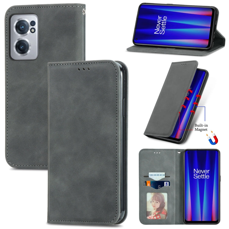 Retro Skin Feel Magnetic Leather Phone Case, For OnePlus Nord CE 2 5G, For Sony Xperia Ace III