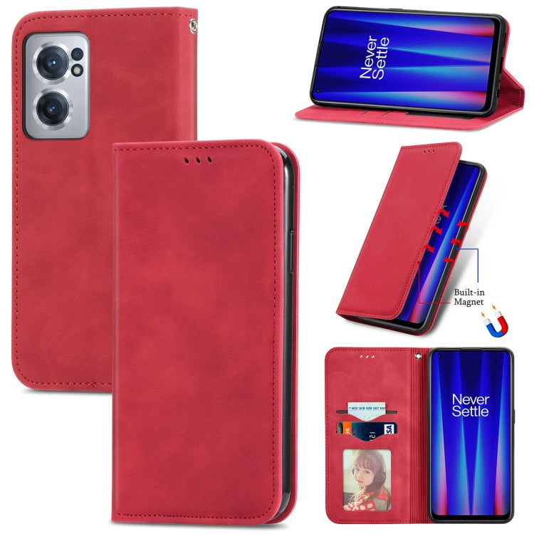 Retro Skin Feel Magnetic Leather Phone Case, For OnePlus Nord CE 2 5G, For Sony Xperia Ace III
