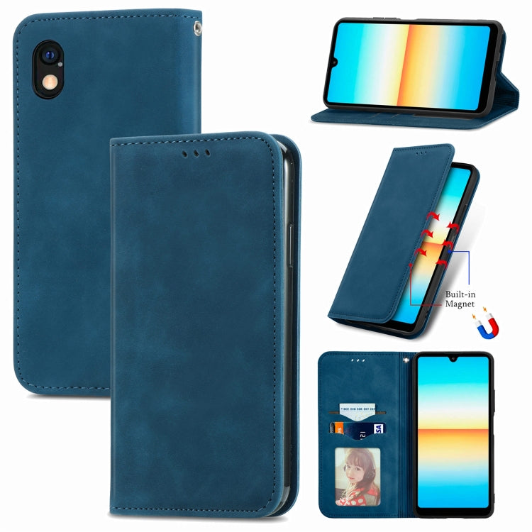 Retro Skin Feel Magnetic Leather Phone Case, For OnePlus Nord CE 2 5G, For Sony Xperia Ace III