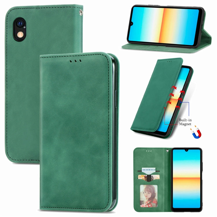 Retro Skin Feel Magnetic Leather Phone Case, For OnePlus Nord CE 2 5G, For Sony Xperia Ace III