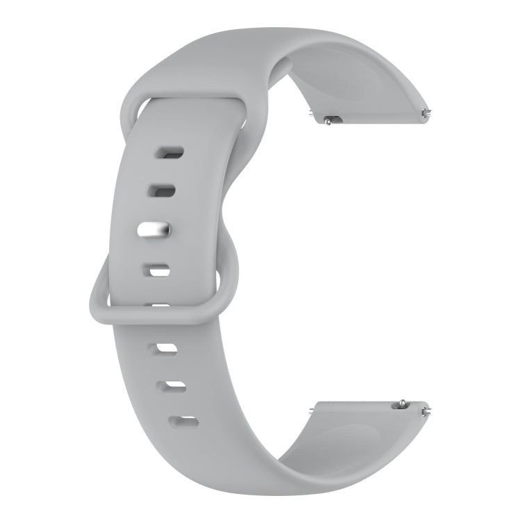 20mm Solid Color Silicone Watch Band, For Samsung Galaxy Watch4 40mm/44mm, For Samsung Galaxy Watch4 Classic 42mm/46mm