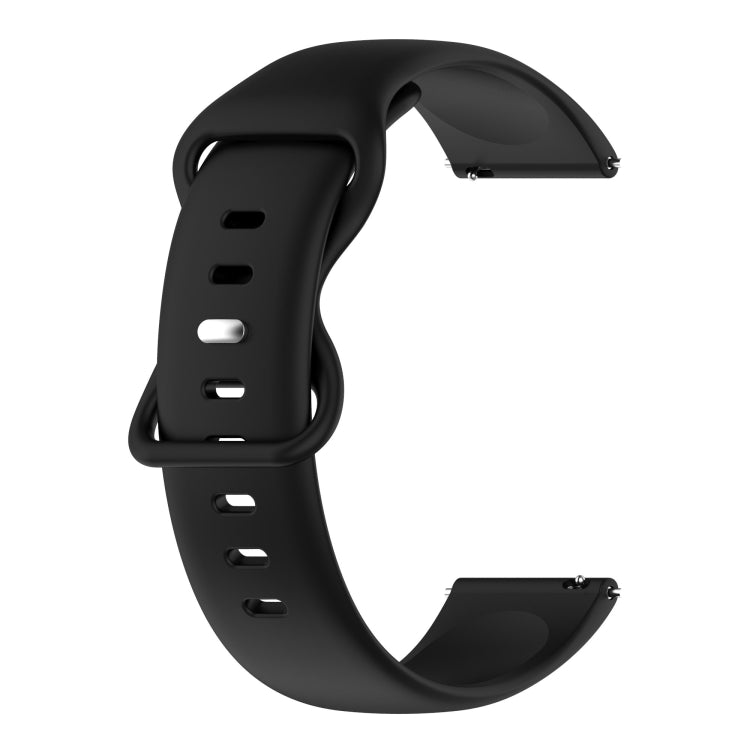 20mm Solid Color Silicone Watch Band, For Samsung Galaxy Watch4 40mm/44mm, For Samsung Galaxy Watch4 Classic 42mm/46mm