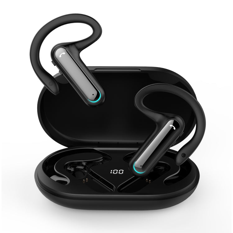 FW5 Non-in-Ear BT5.2 Wireless Sport Bone Conduction TWS Earphones Support Voice Assistant, FW5 Blue, FW5 Black