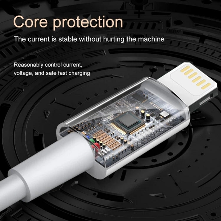 PD30W USB-C / Type-C to 8 Pin Fast Charging Data Cable for iPhone Series, 1m, 1.5m, 2m