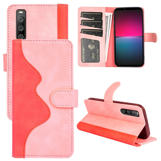 Stitching Horizontal Flip Leather Phone Case, For Sony Xperia 10 IV, For Sony Xperia 1 IV