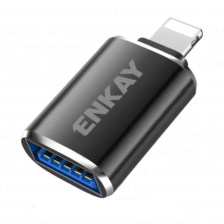 ENKAY ENK-AT110 8 Pin Male to USB 3.0 Female Aluminium Alloy OTG Adapter, ENK-AT110