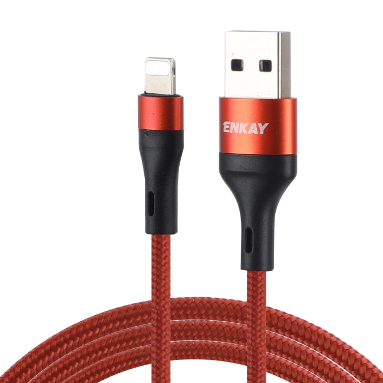 ENKAY ENK-CB118 1m USB 3.0 to 8 Pin 3A Fast Charging Sync Data Cable, ENK-CB118