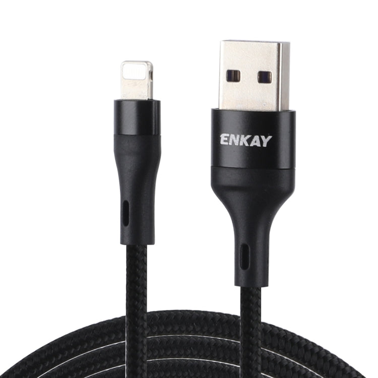 ENKAY ENK-CB118 1m USB 3.0 to 8 Pin 3A Fast Charging Sync Data Cable, ENK-CB118